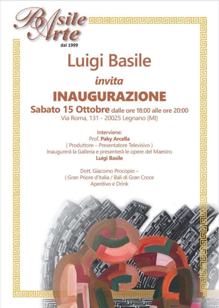 Inaugurazione galleria d'arte Luigi Basile